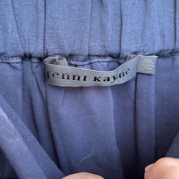 JENNI KAYNE LADIES NAVY BLUE MIDI DRESS-XXL - Picture 4 of 8